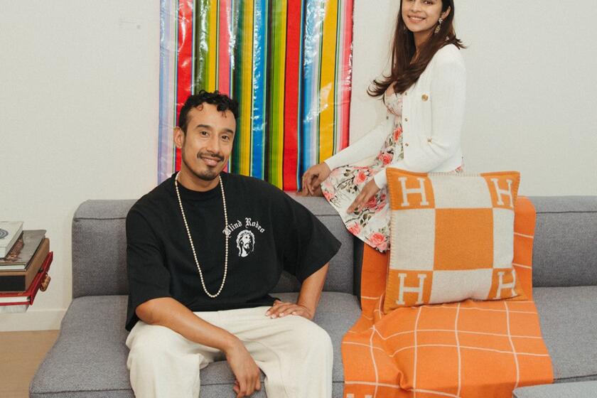 Steve Galindo, left, and Arushi Kapoor collaborated to curate "Decoding Americana's Queer Sensibilities," an exhibition showcasing LGBTQ+ artists sharing a vast expression of queerness in the nation through varying artistic mediums.