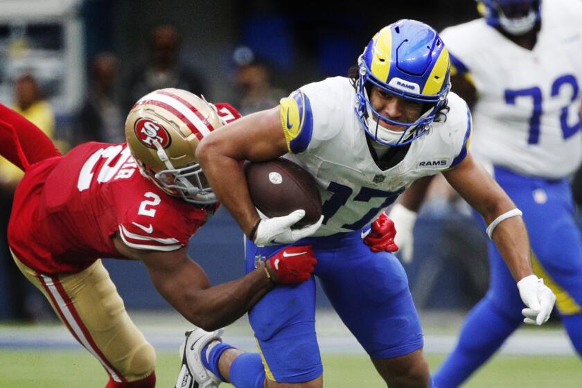 Rams' 30-23 home loss to the San Francisco 49ers by the numbers - Los ...