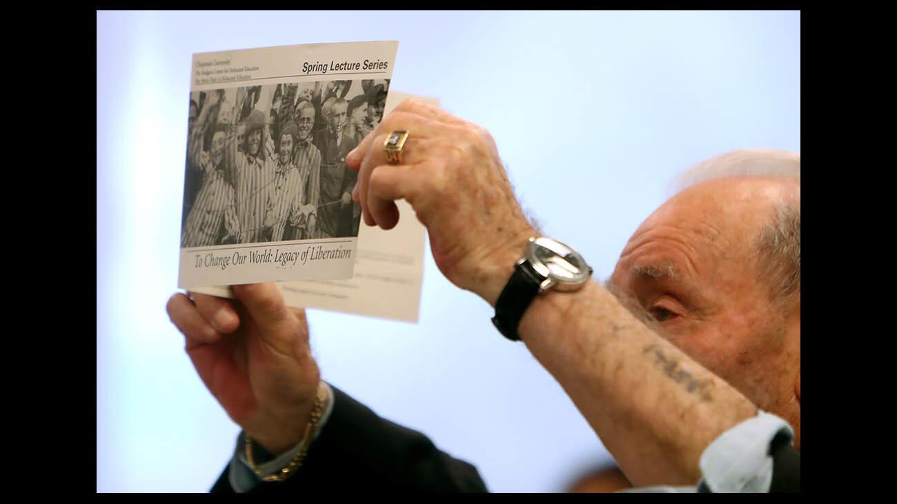Photo Gallery: Riveting talk at Woodbury University by Holocaust survivor