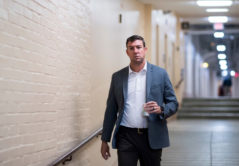 Rep. Duncan Hunter at the Capitol in January 2018.