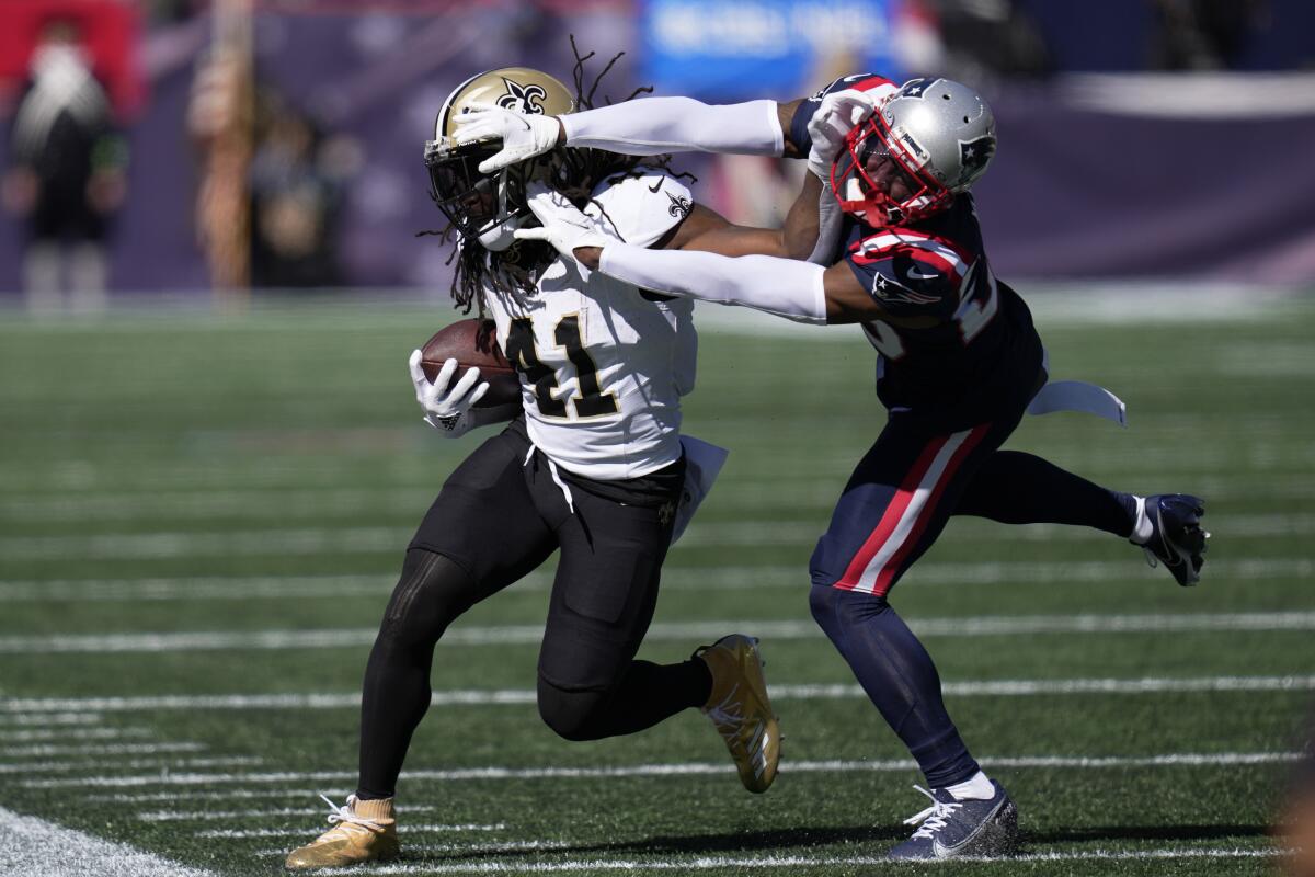 New Orleans Saints wide receiver Chris Olave secures goal-line grab for  first career NFL TD