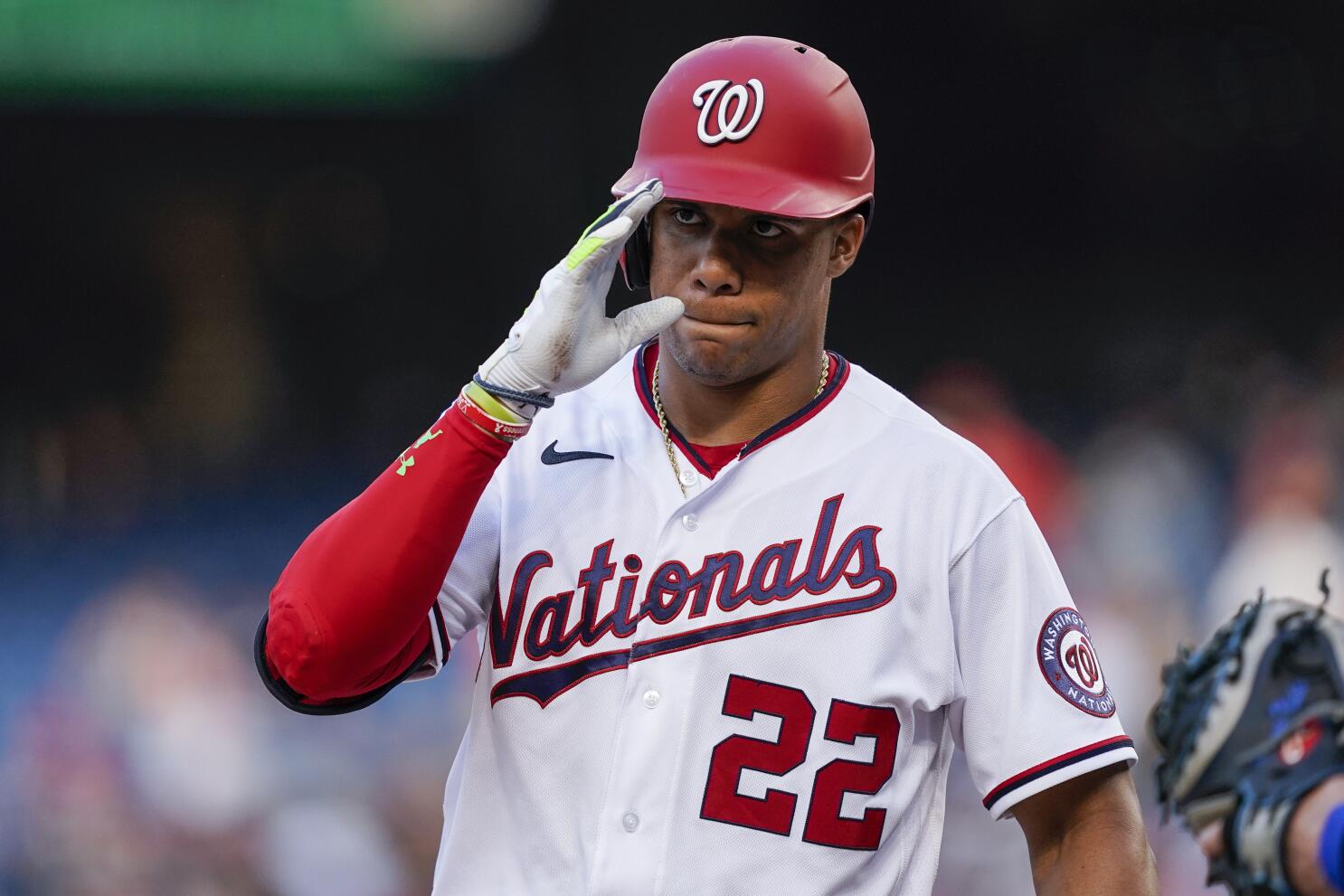 Juan Soto sat front row at Dodger Stadium to cheer on former
