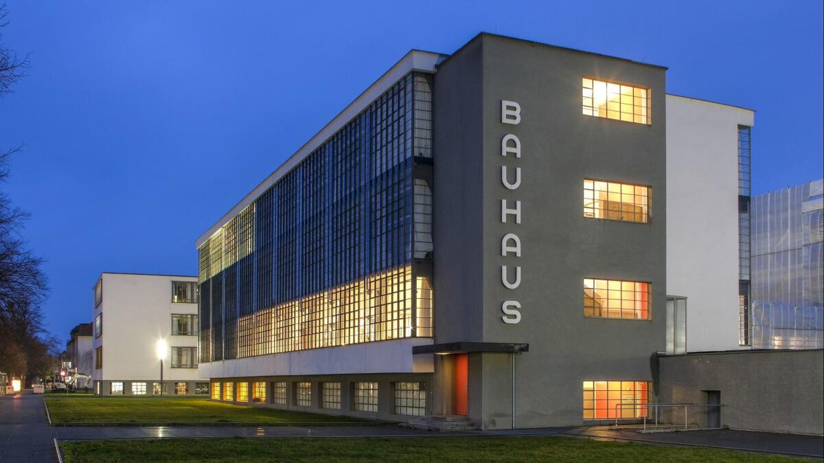 The Bauhaus art school building in Dessau, Germany