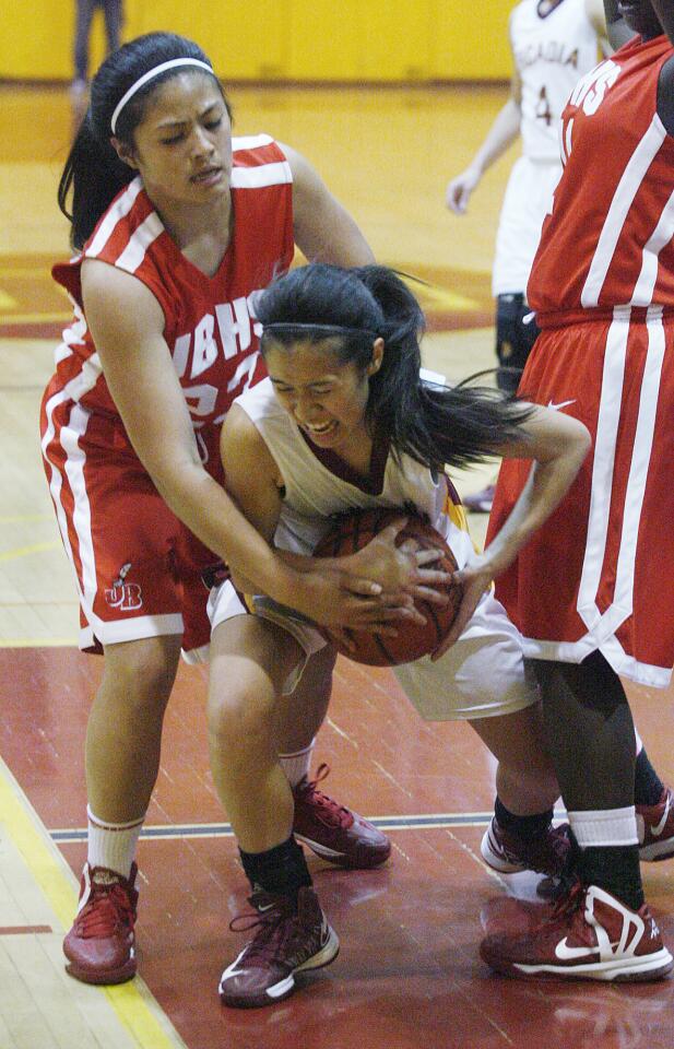 Photo Gallery: Burroughs v. Arcadia Pacific League girls basketball