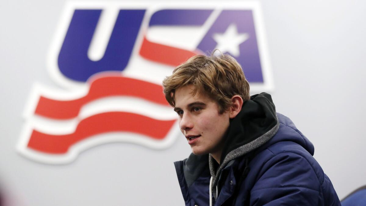 Jack Hughes is expected to be a top pick of the NHL draft in June.