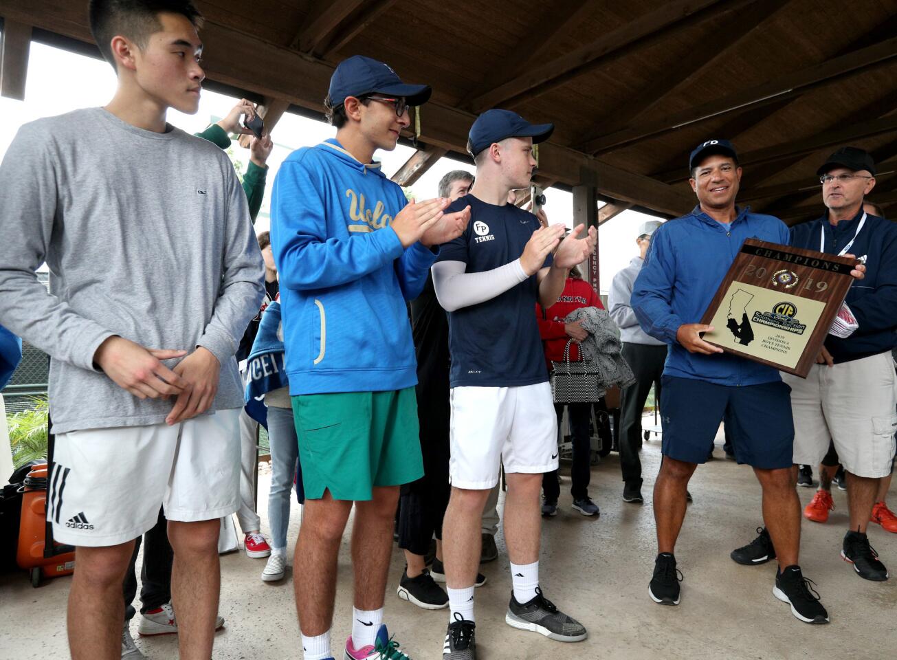 Photo Gallery: Flintridge Prep boys' tennis in CIF division 4 finals