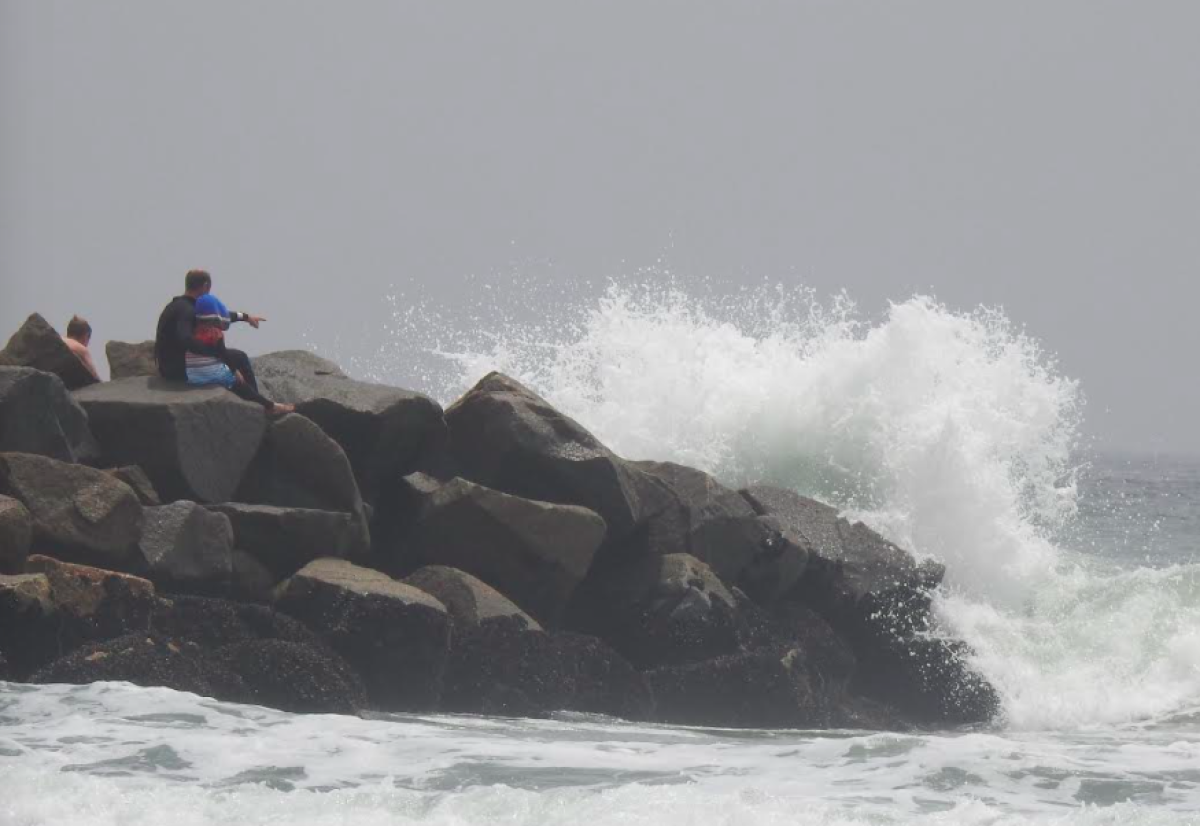 Oceanside has been experiencing a lot of gray days recently.