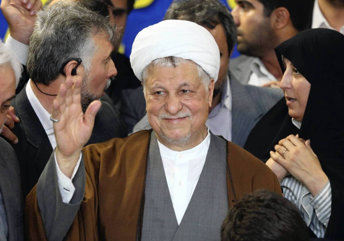 Former Iranian President Ali Akbar Hashemi Rafsanjani was barred from taking part in next month's presidential election.
