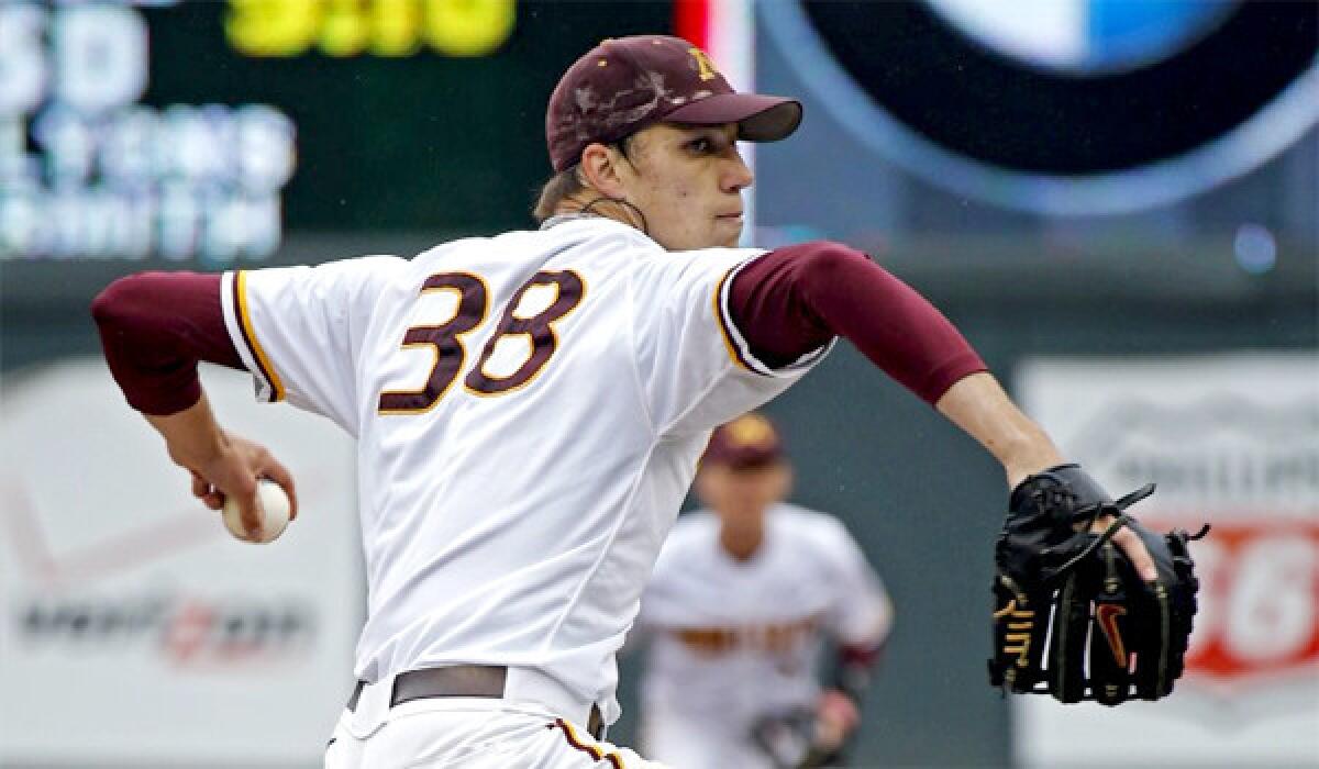 The Dodgers selected left-hander Tom Windle out of the University of Minnesota with the 56th overall draft pick.