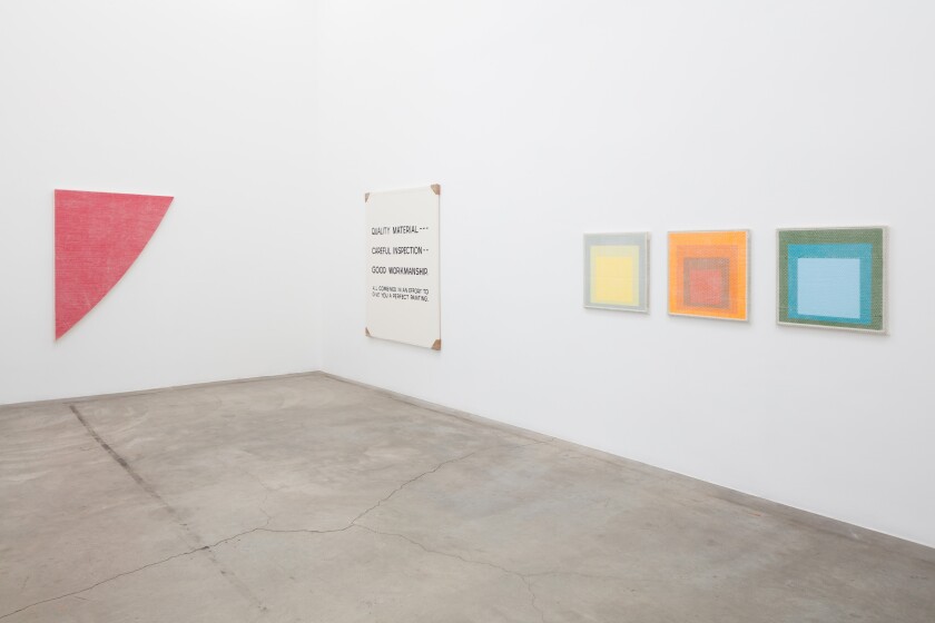 Tammi Campbell’s show “Boring Art” at the Los Angeles gallery Anat Ebgi.