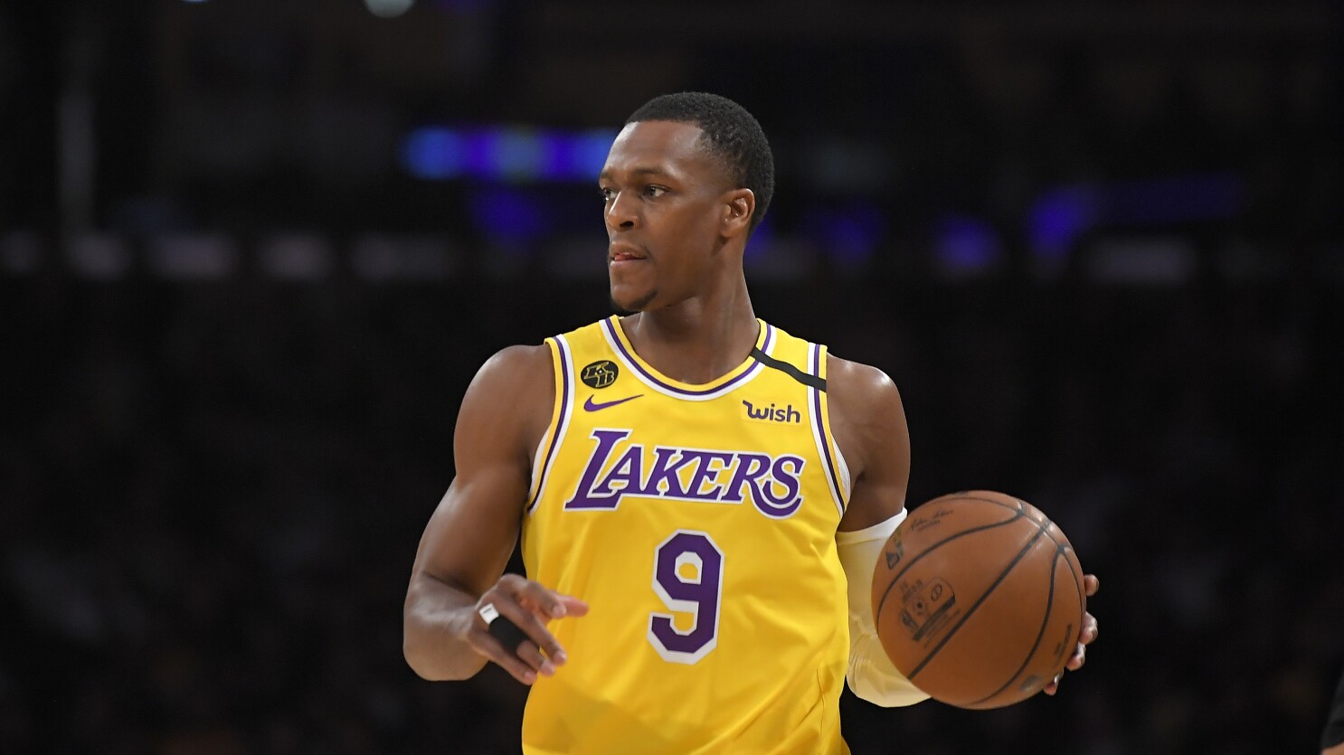 A Laker once again, Rajon Rondo is eager to prove people wrong - Los  Angeles Times
