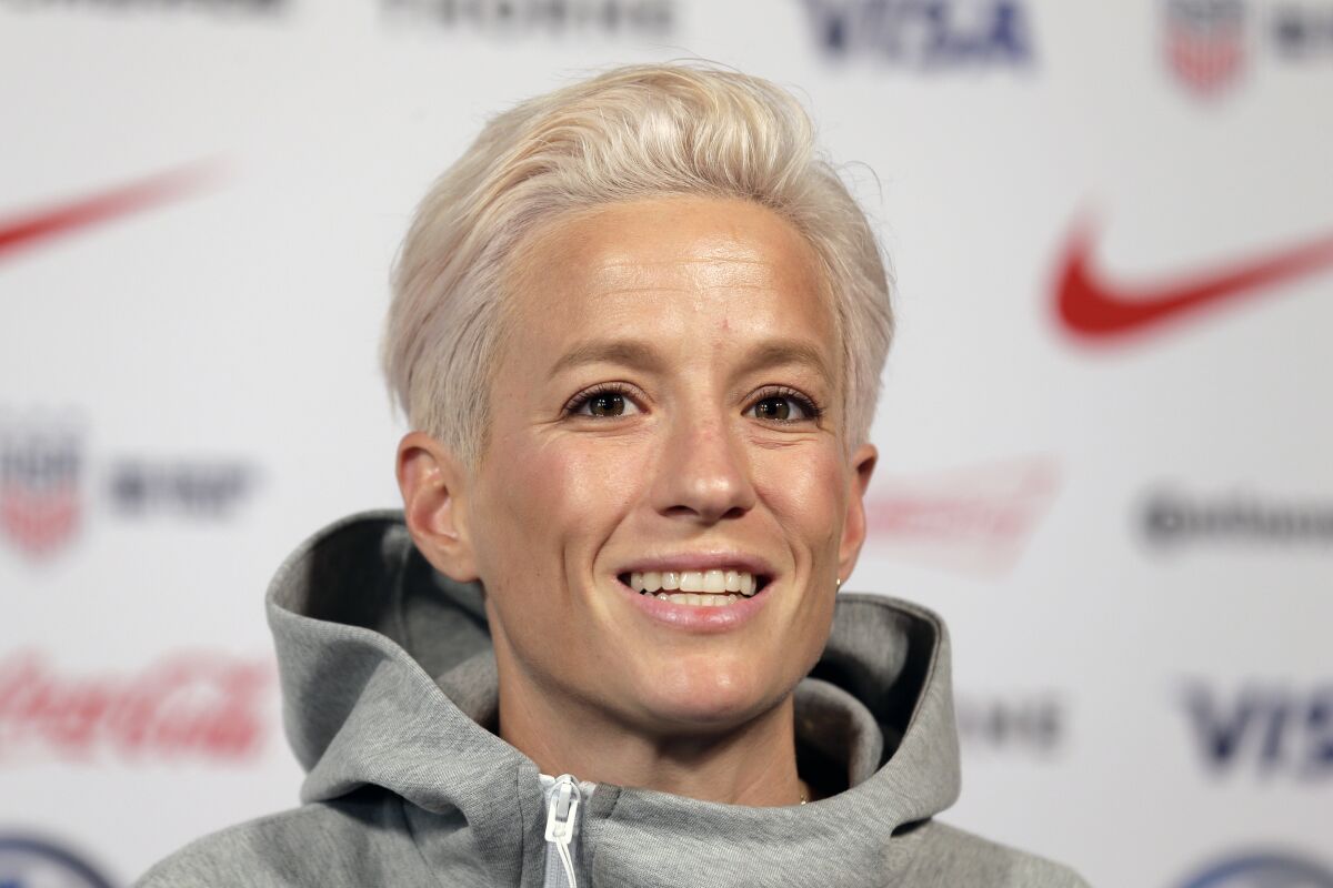Megan Rapinoe in 2019