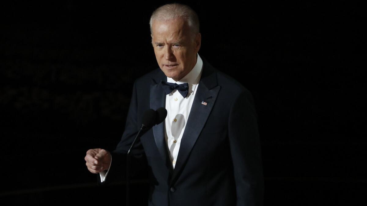 Former Vice President Joe Biden in Hollywood in 2016.