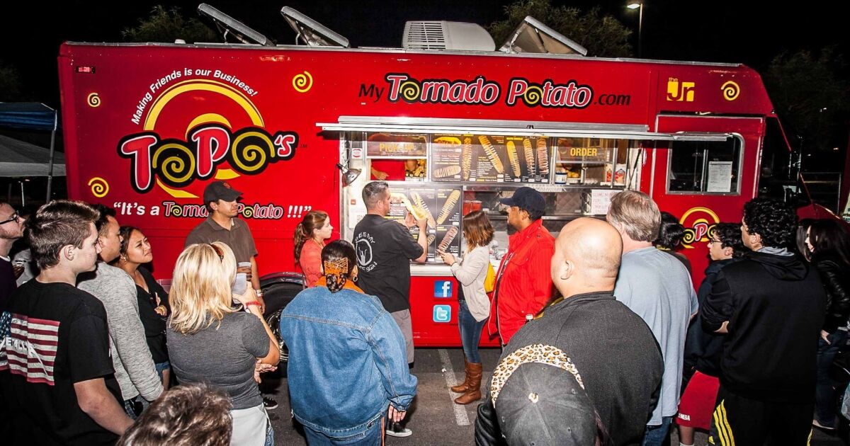 Las Vegas Trucks gather for the Foodie Fest this weekend on the Strip