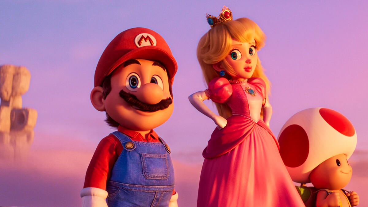 Super Mario Bros. Movie' review: Chris Pratt film mildly amusing - Los  Angeles Times