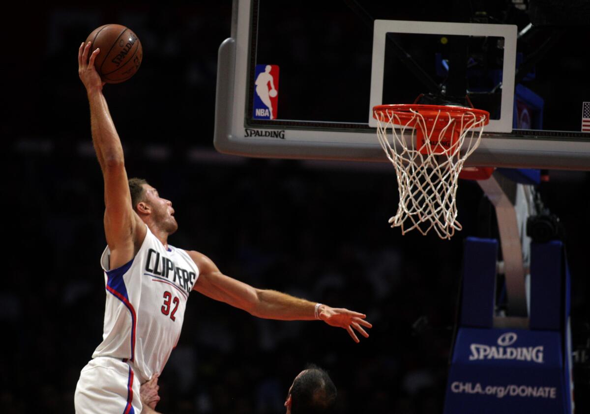 Blake Griffin had 37 points with nine rebounds and six assists in the Clippers' 114-109 win over the Sacramento Kings at Staples Center on Oct. 31.