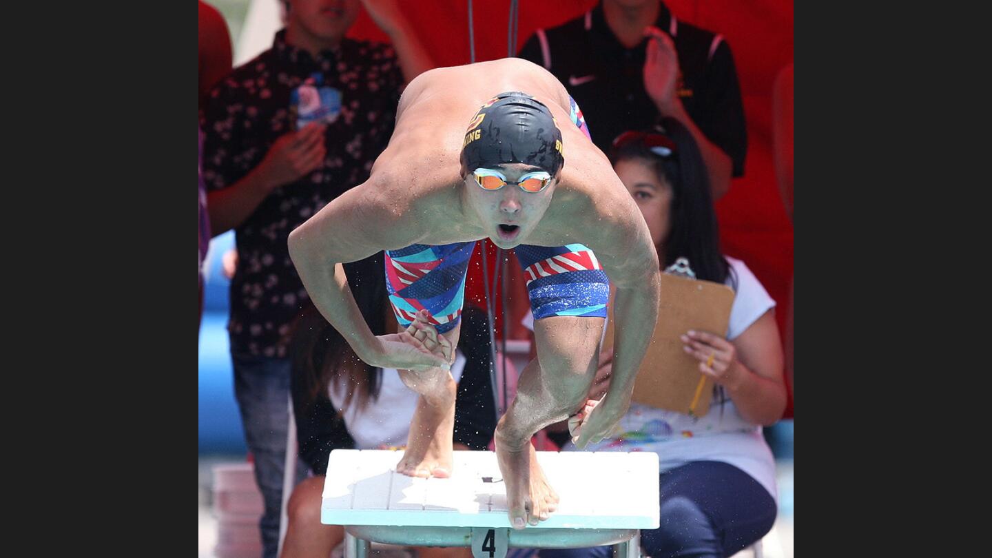 Photo Gallery: La Cañada competes in Rio Hondo League swim finals at the Rose Bowl Aquatic Center