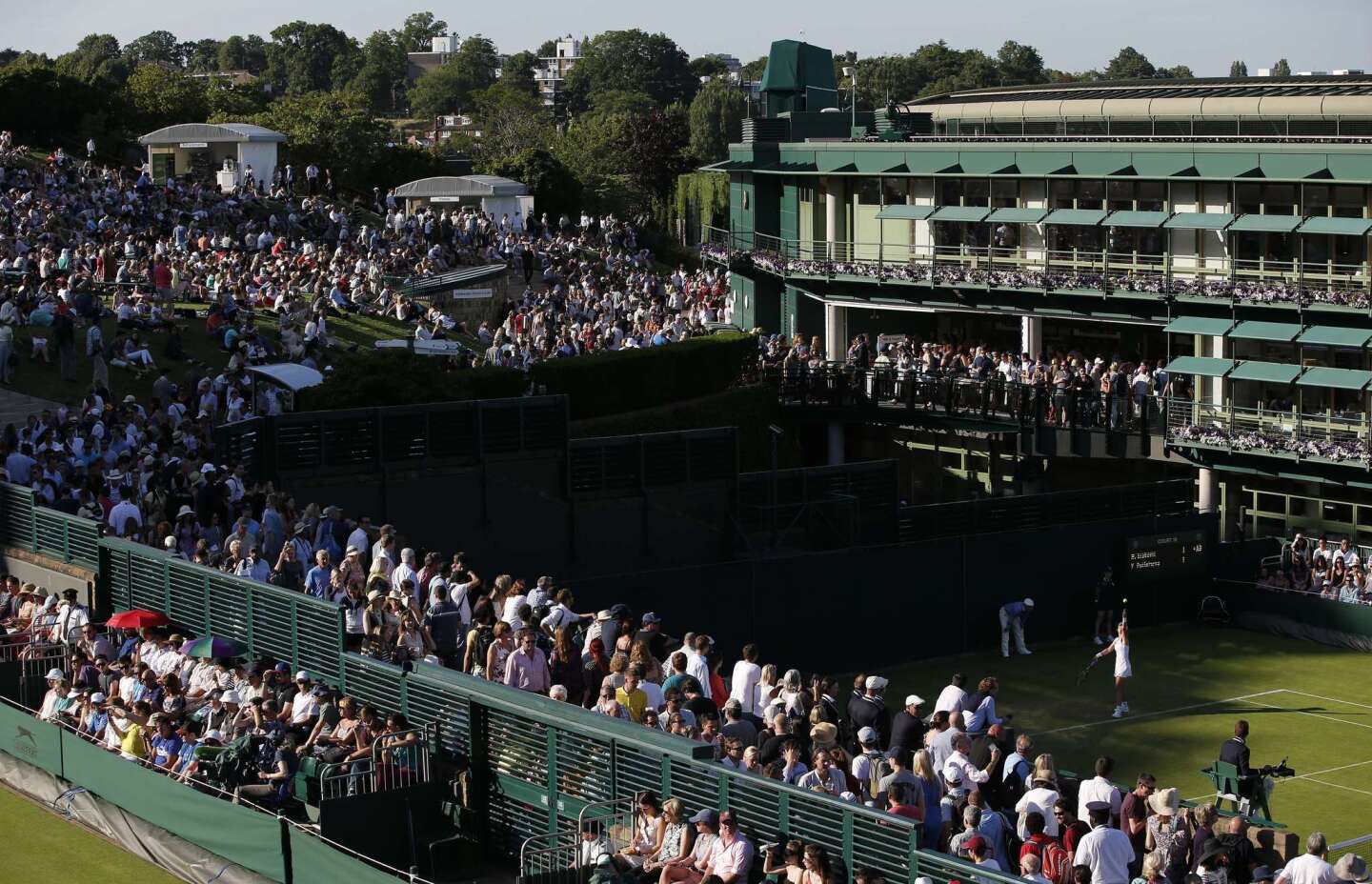 Acción en Wimbledon