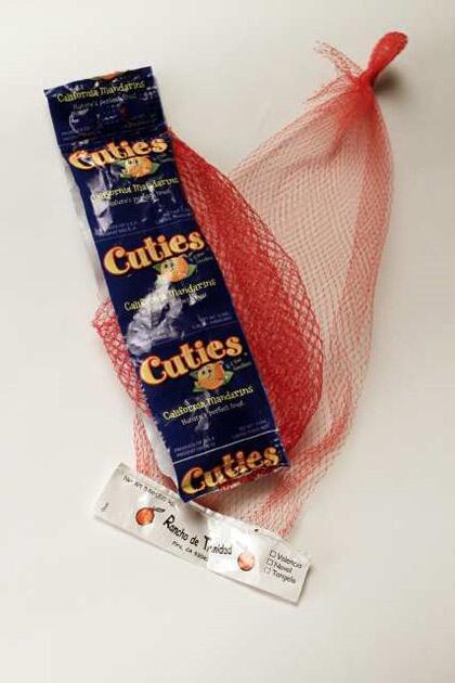 Plastic mesh citrus bags