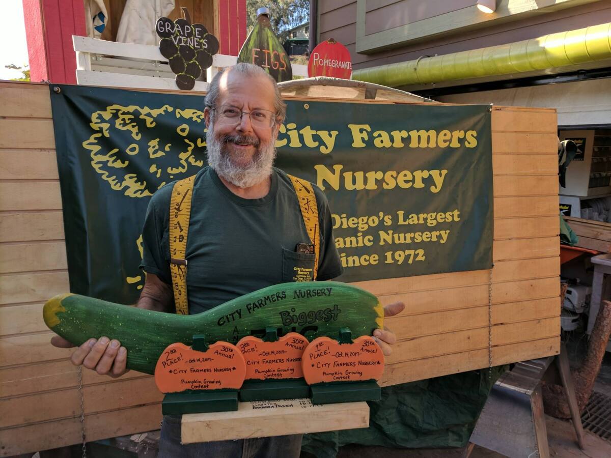 Bill Tall, founder of City Farmers Nursery in San Diego. He died Jan. 26 after a long battle with cancer.