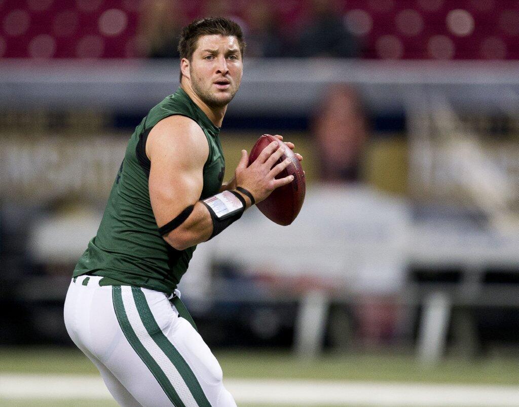 Tim Tebow was released by the New York Jets on Monday.