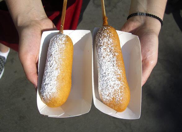 Fried Snickers, Fried Reese's Whips, OC Fair