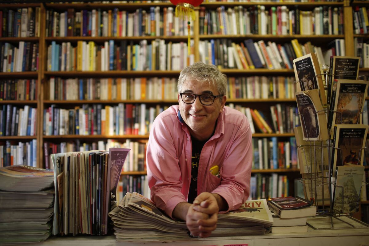 David Kipen of the bookstore Libros Schmibros in Boyle Heights.