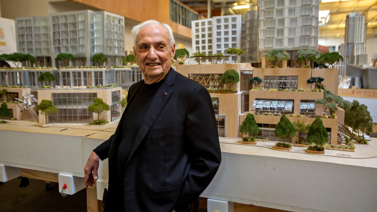The Grand vision | Architect Frank Gehry unveils designs for his project facing Disney Hall