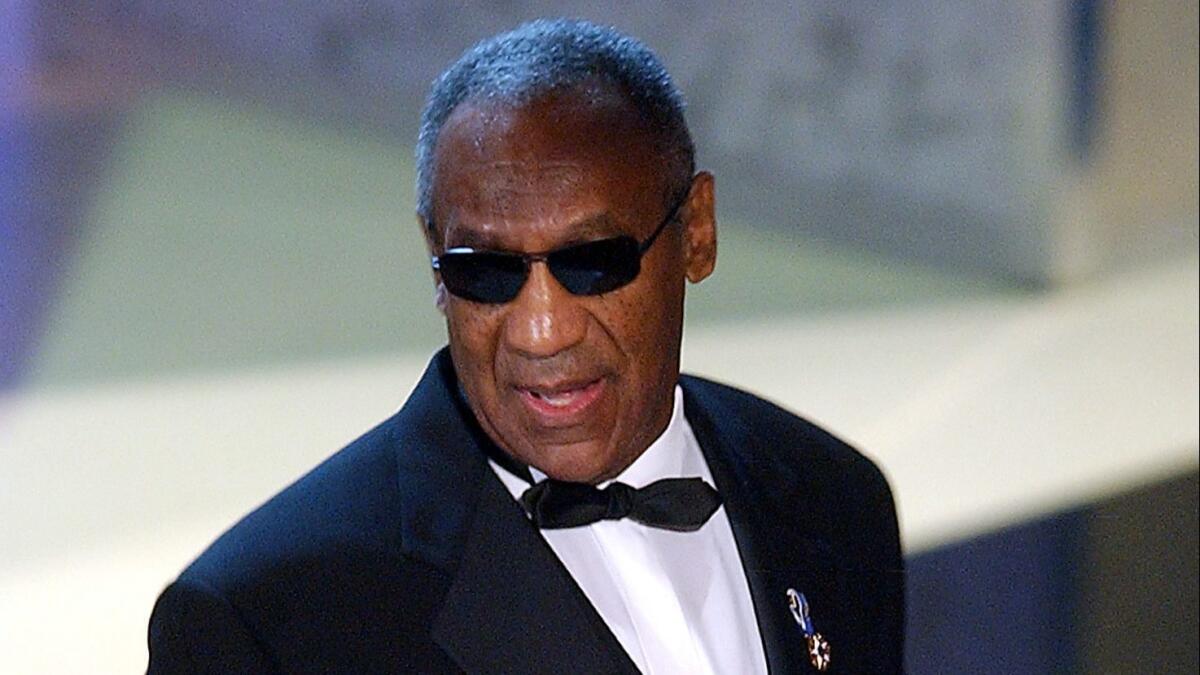 Bill Cosby accepting the Bob Hope Humanitarian Award at the 55th Primetime Emmy Awards in 2003.