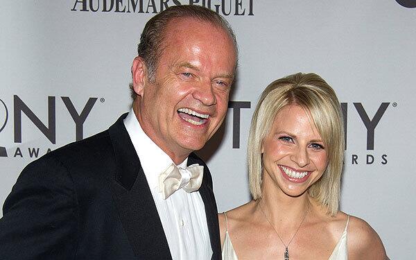 Kelsey Grammer married Kayte Walsh on Feb. 25, ending two weeks of bachelorhood for him after his divorce from Camille Grammer became final. Walsh, 29, and Grammer, 56, became engaged in early December 2010. Kelsey Grammer marries Kayte Walsh on stage, on Broadway