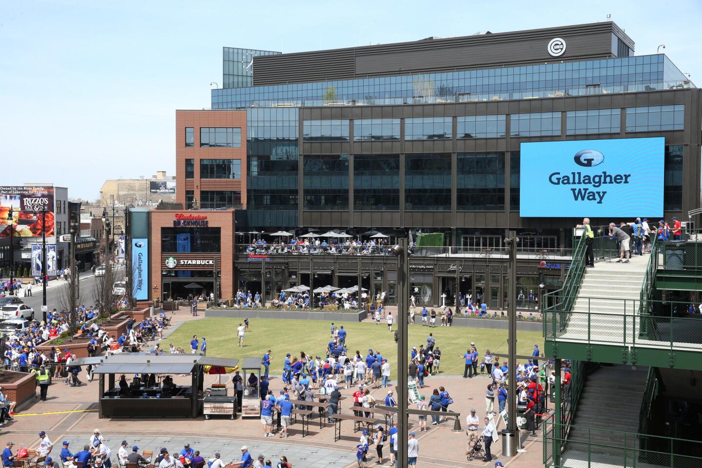 New name for Park at Wrigley: Gallagher Way