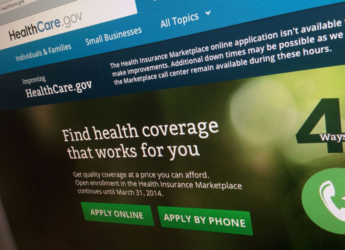 A shot of HealthCare.gov, the website for the 36 state insurance exchanges managed by the federal government. A court ruling last week threatens to bar subsidies on HealthCare.gov for lower-income Americans.