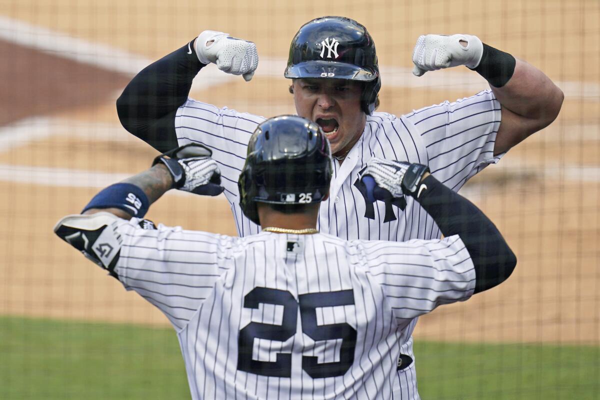 Voit, Torres homer as Yankees beat Rays 5-1 to force Game 5 - The San Diego  Union-Tribune