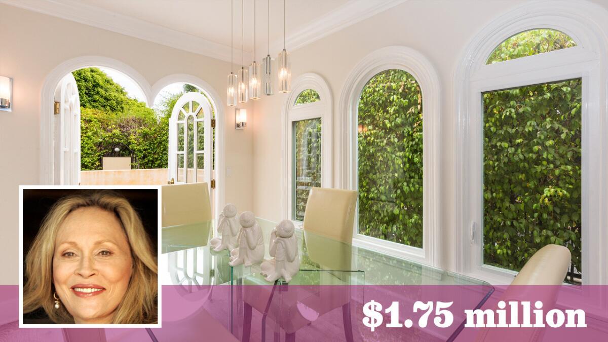 The Academy Award-winning actress' home sits hidden from the street behind tall hedges.