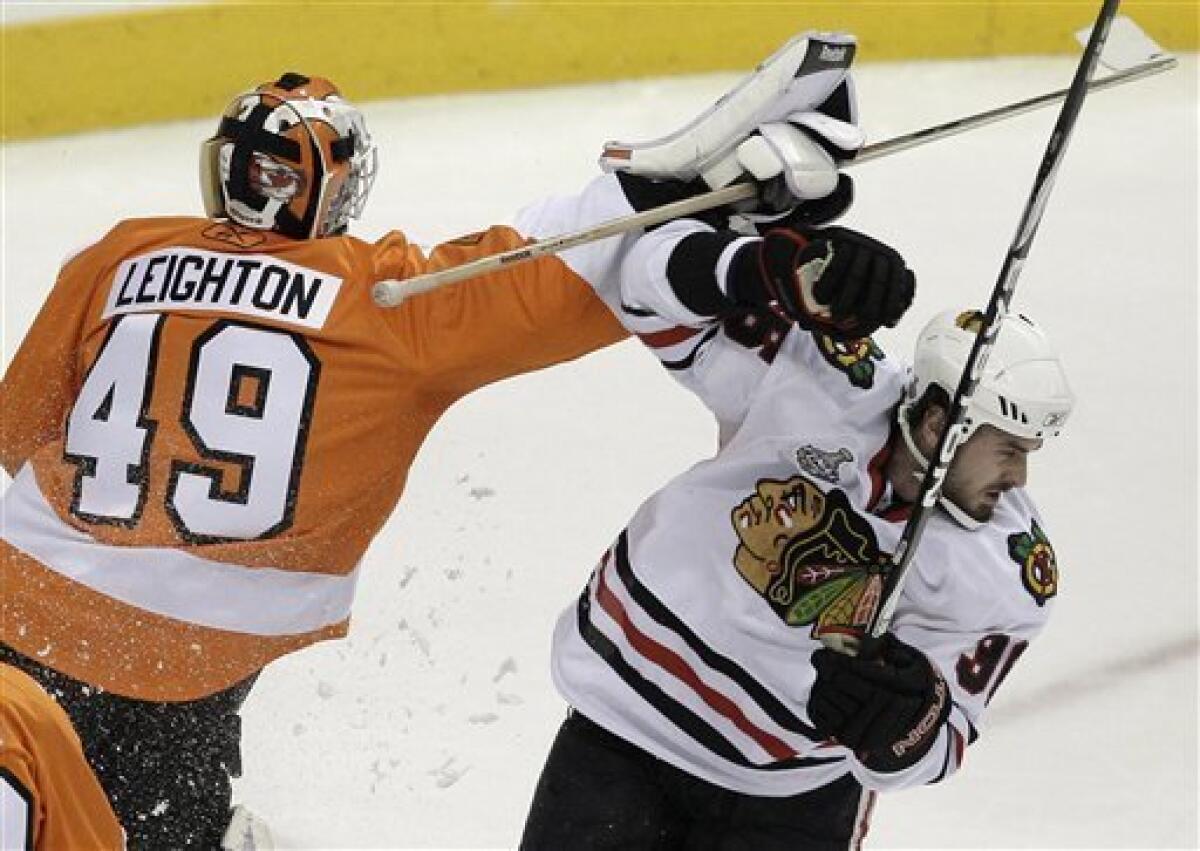 Claude Giroux OVERTIME Goal - Game 3, 2010 Stanley Cup Final Blackhawks vs.  Flyers 