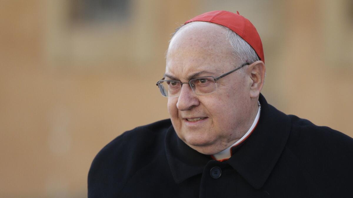 A 2006 letter from Cardinal Leonardo Sandri, above, confirms that the Holy See received information in 2000 about the sexual misconduct of now-resigned U.S. Cardinal Theodore McCarrick.