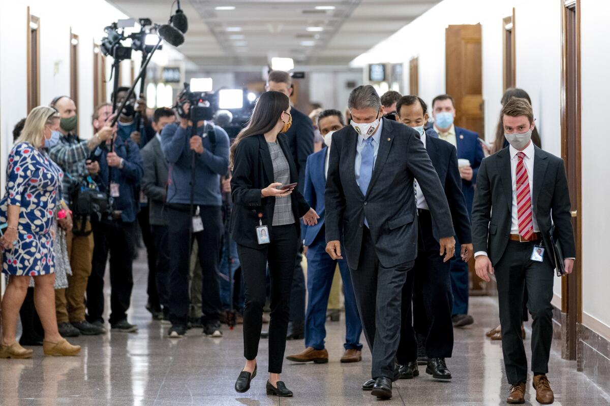 El senador demócrata Joe Manchin, de Virginia Occidental