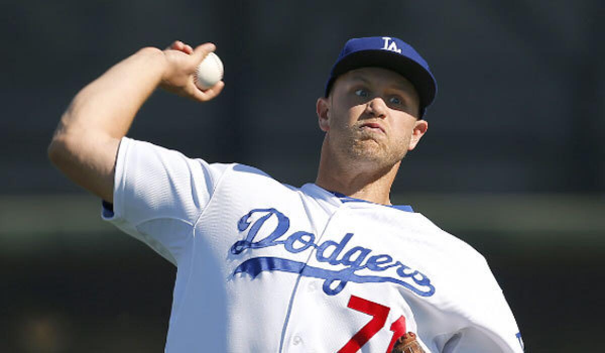 Former Dodgers pitcher Seth Rosin was claimed off waivers Wednesday by the Texas Rangers.