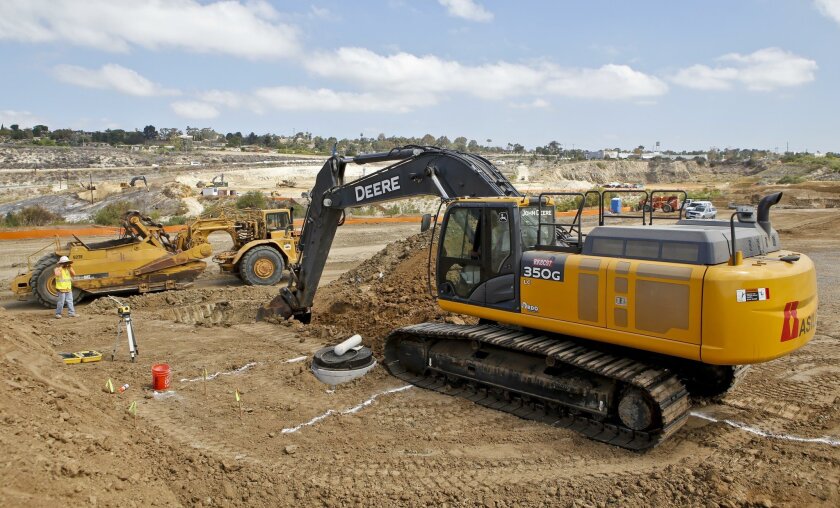 Grading is underway at the Quarry Creek site along state Route 78, where more than 600 homes are to be built.