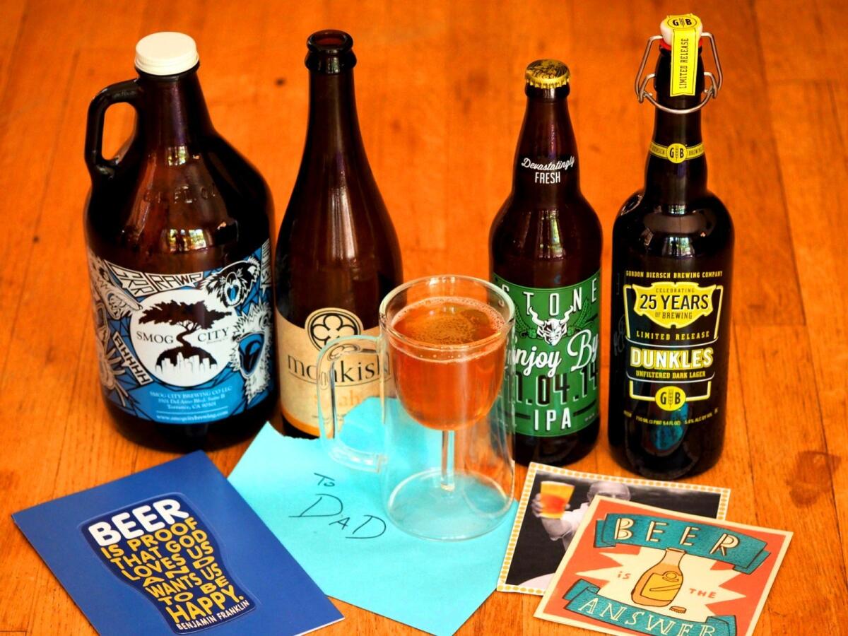 When Dad deserves more than just a card, here are four beers that should satisfy.