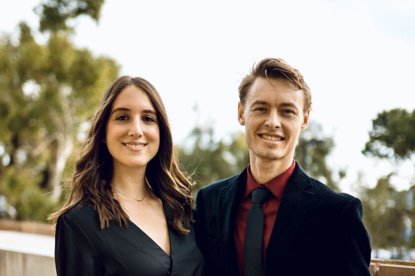 Sarah and Alex Stein, the founders of Point Loma-based tutoring and mentoring company Tutors and Friends.