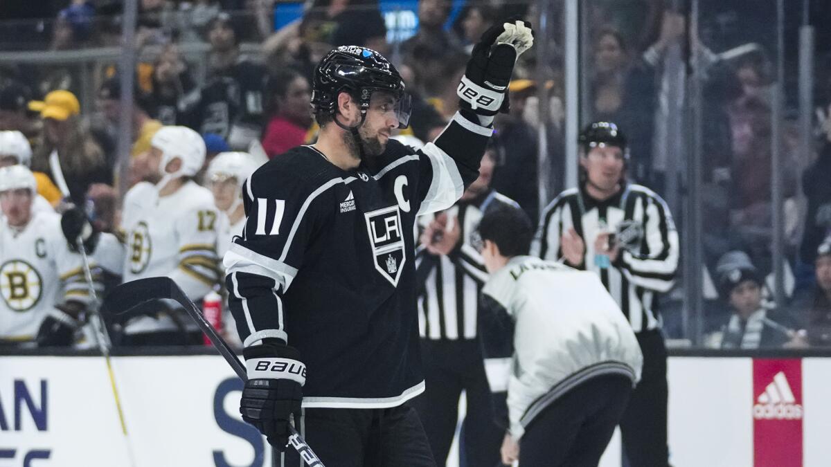 Kings captain Anze Kopitar on the cusp of franchise history