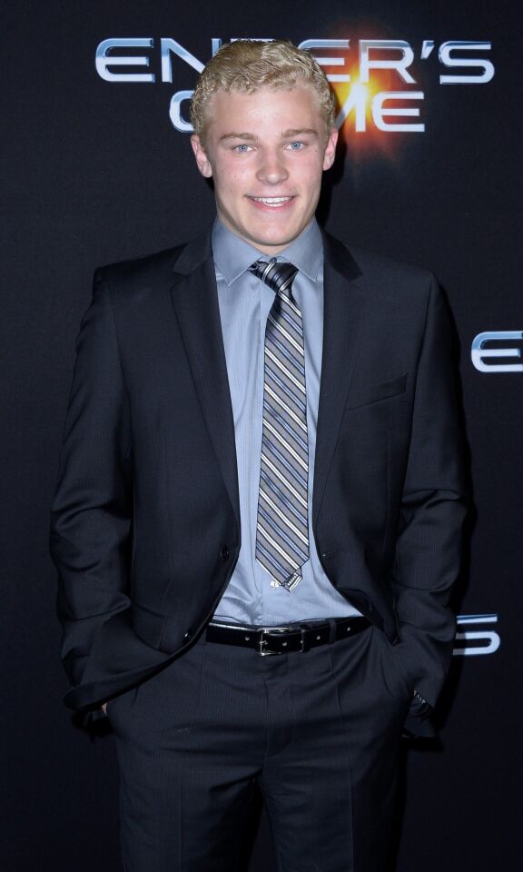 Cast member Jimmy Pinchak arrives at the Los Angeles premiere of "Ender's Game."