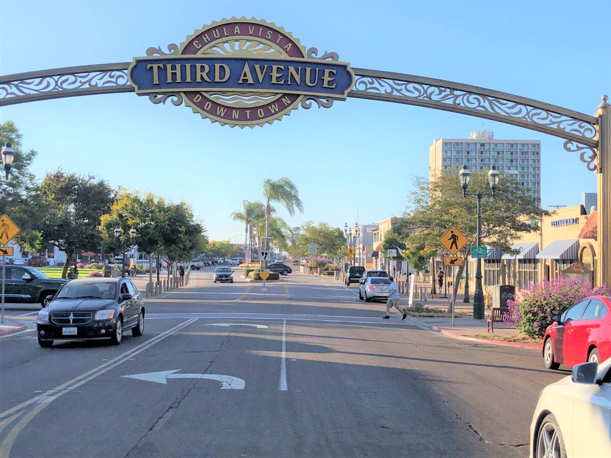 Chula Vista's Third Avenue, between E and H streets, has become a thriving restaurant and bar district.