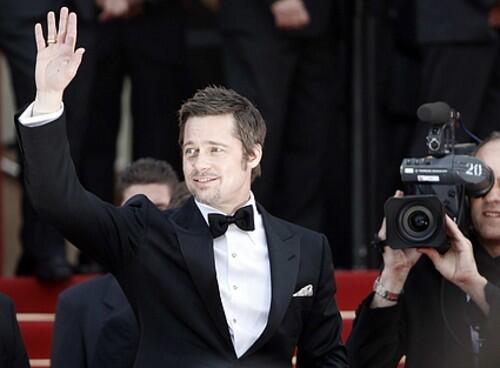 Brad Pitt arrived in Cannes this week for the premiere of "Inglourious Basterds," his first acting work for hyperactive writer-director Quentin Tarantino. But despite pap shots of Brad and Angelina making like a couple of randy teenagers, it seems Pitt has a serious man-crush on Tarantino. "You had me at hello," he told the writer-director at a press conference for the film.