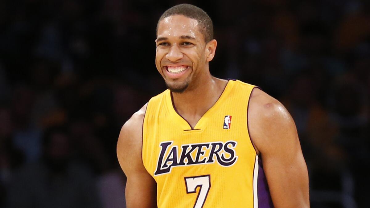 Xavier Henry smiles during a game against the Clippers on Oct. 29.