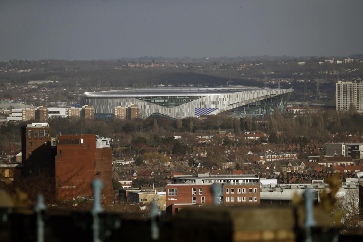 Tottenham stadium nears completion as largest club shop in Europe