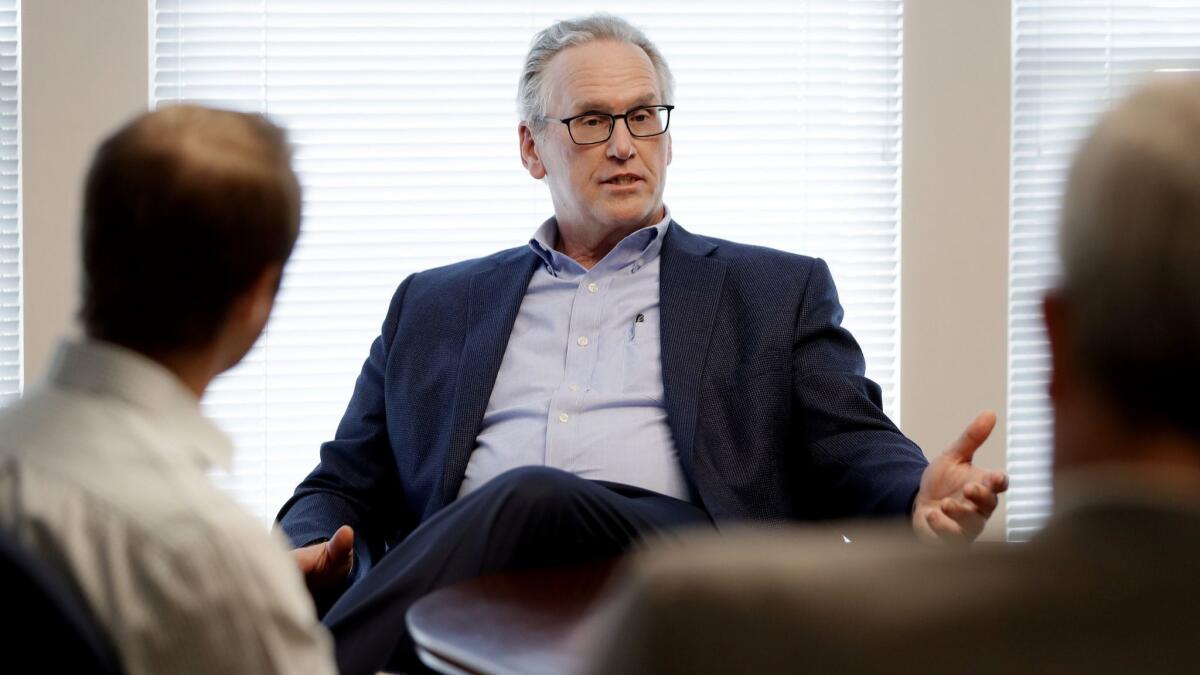 Bill Johnson, shown in 2017, is wrapping up his time as CEO of the Tennessee Valley Authority, the nation’s largest public utility.