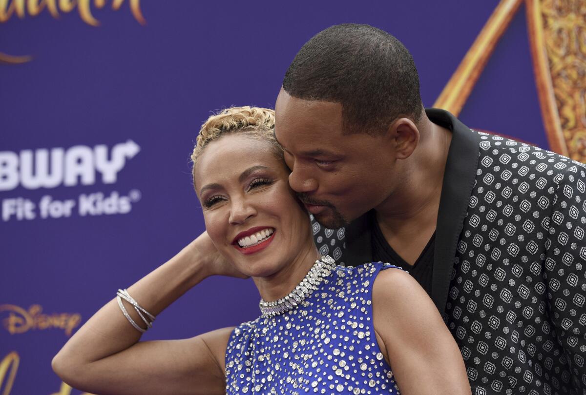 Will Smith calls Jada-Pinkett Smith marriage 'sloppy' show of love - Los Angeles Times