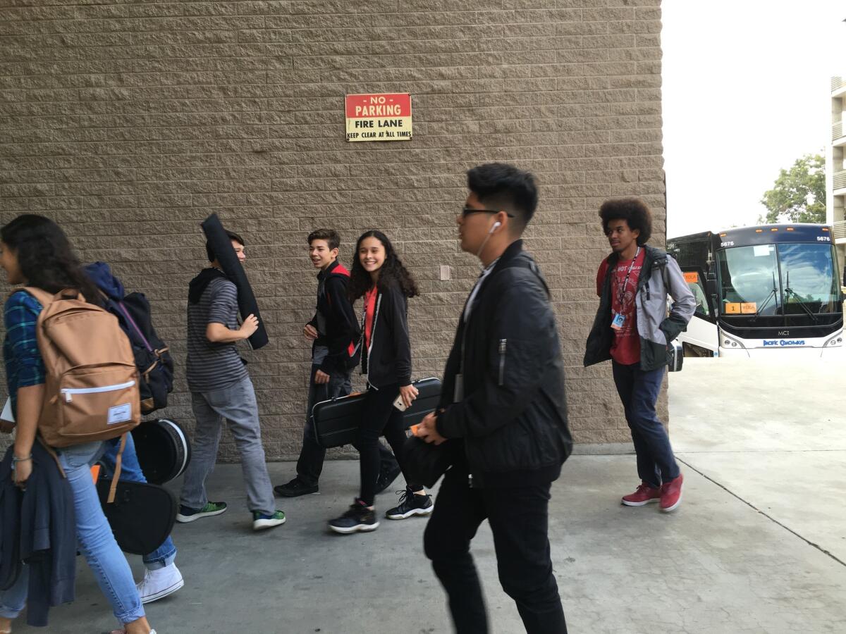 We arrive at our next venue, the William Saroyan Theatre in Fresno. Felt a bit more confident about the concert this time, since we performed in Northridge and Visalia.